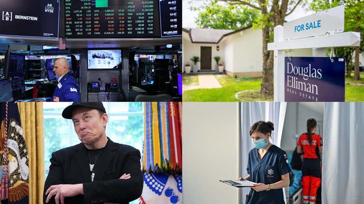 Image for Tesla stock plunges, layoffs surge, and housing cracks: Markets news roundup
