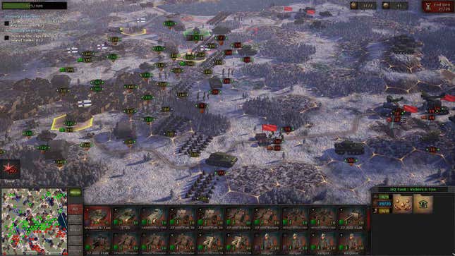 A screenshot of a top down military strategy game called Strategic Mind.