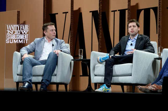 Image for article titled President Trump could act as a bridge between Sam Altman and Elon Musk, exec says