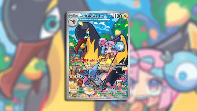 The Iono's Kilowattrel card.