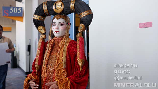 A photograph of a cosplayer at C2E2 2025