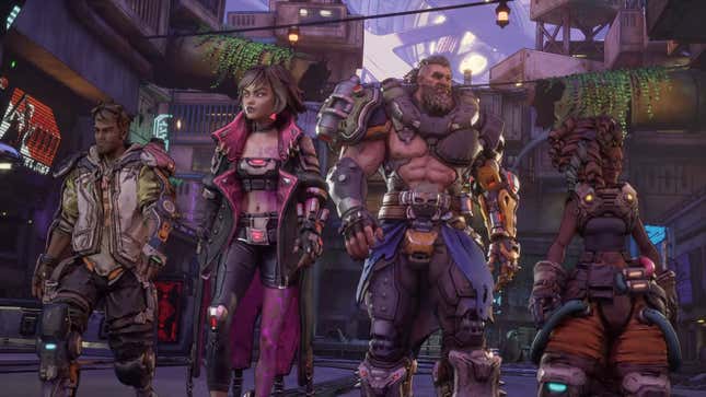 New Borderlands vault hunters appear in the sequel.