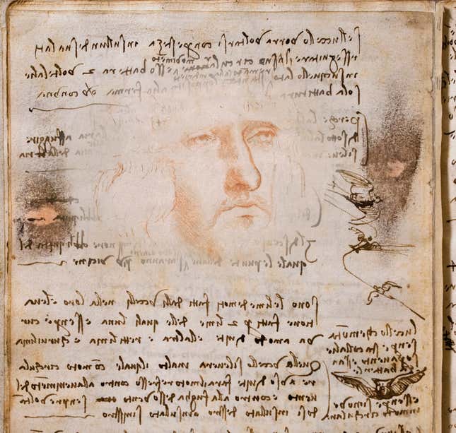 Leonardo da Vinci, resume writer.